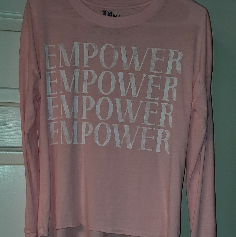 Pink cotton casual top